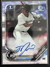 2019 Bowman Chrome Jose Devers Auto 1st