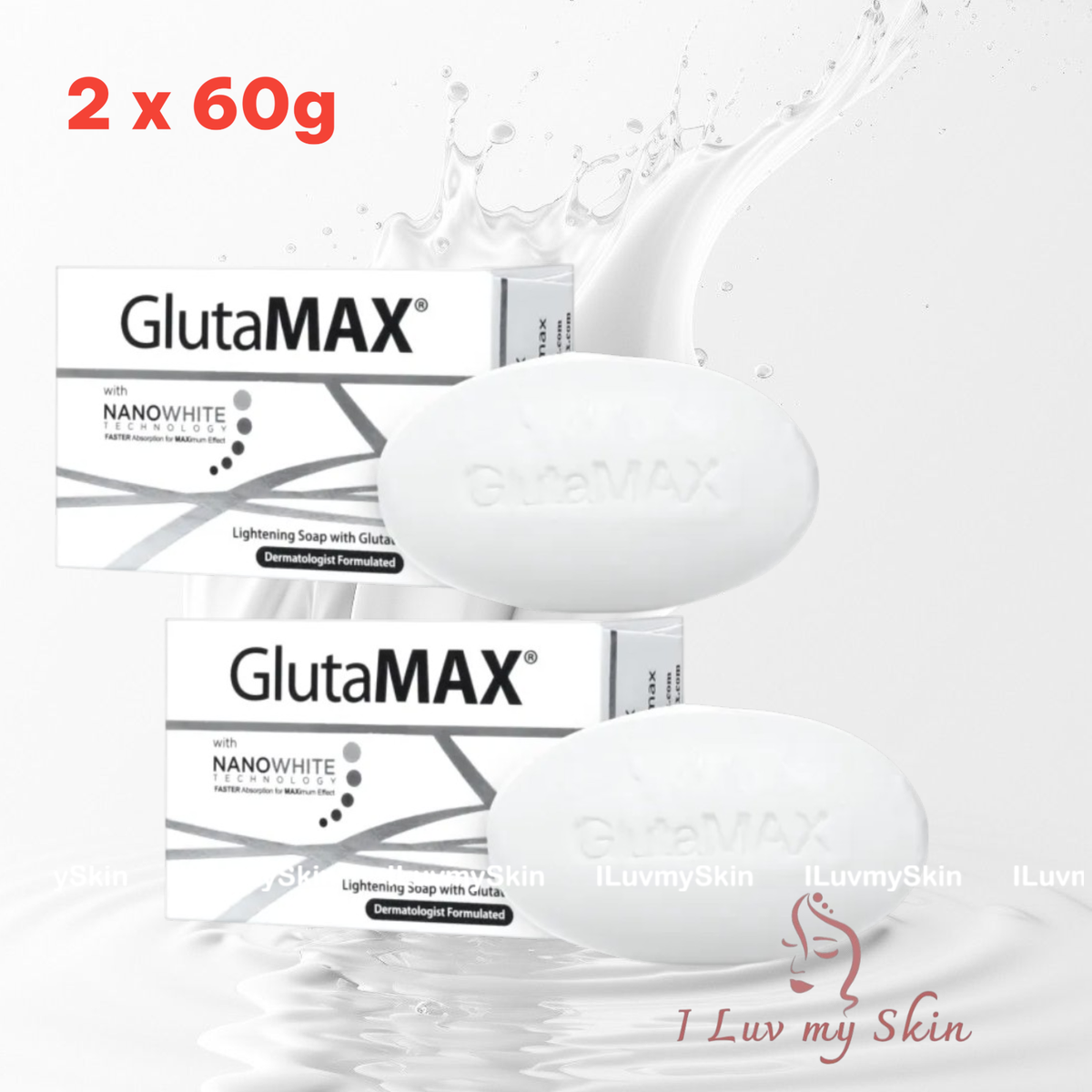 GlutaMAX Lightening Soap with Glutathione 2 x 60g