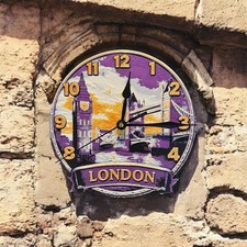 London City Wall Clock - Textured 3D Print
