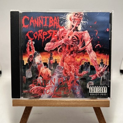 Cannibal Corpse - Eaten Back to Life (CD, 1990) Metal Blade Repress-Tested!