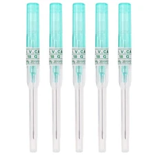 Piercing Needles,New Star Tattoo 5PCS 18G Piercing Needle IV Needles with Cathet