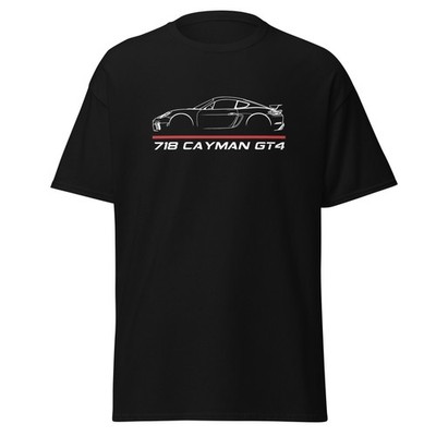 718 Cayman GT4 Flat Six Boxer Performance Graphic Tee T-Shirt Gift T-shirt