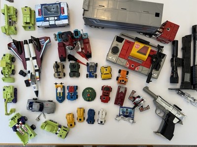 Transformers G1 Toy Lot Optimus Prime Megatron Devastator Soundwave Many More