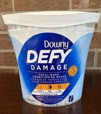 Downy Defy Damage Total Wash Conditioning Beads Unscented 24.6 Oz