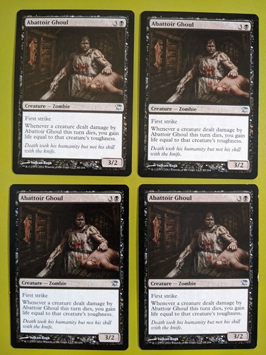 Abattoir Ghoul X4 Innistrad 4x Playset Magic The Gathering MTG EBay