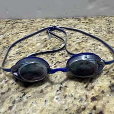 Speedo Women's Vanquisher 2.0 Mirrored Goggles Blue Open Package New