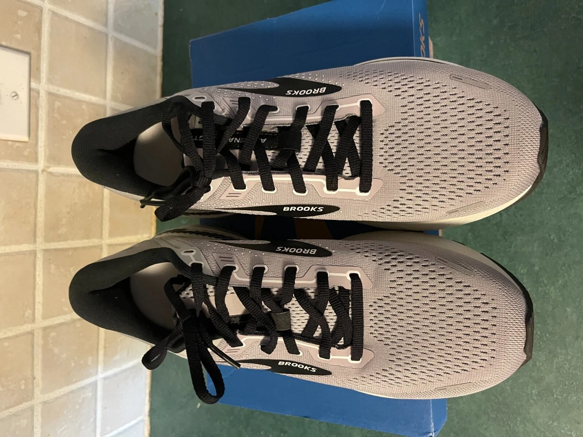 Brooks Adrenaline GTS 22 Mens Size 10 Medium 4E Running Shoes Gray