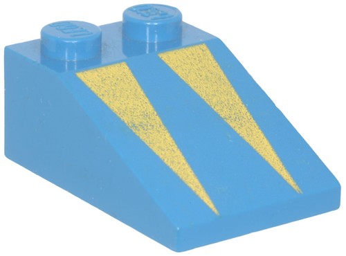 Lego Part 3298 Slope Brick 33° 3 x 2 printed. Select Printed Pattern & Colour. - Picture 5 of 37