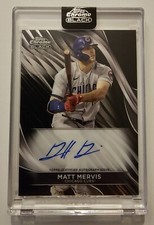 2024 Topps Chrome Black Matt Mervis Auto Rookie #CBA-MME Chicago Cubs 🔥 