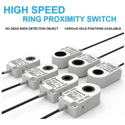 High-Speed Ring Metal Proximity Switch NODetects Solder Wire Spring Screw Sensor