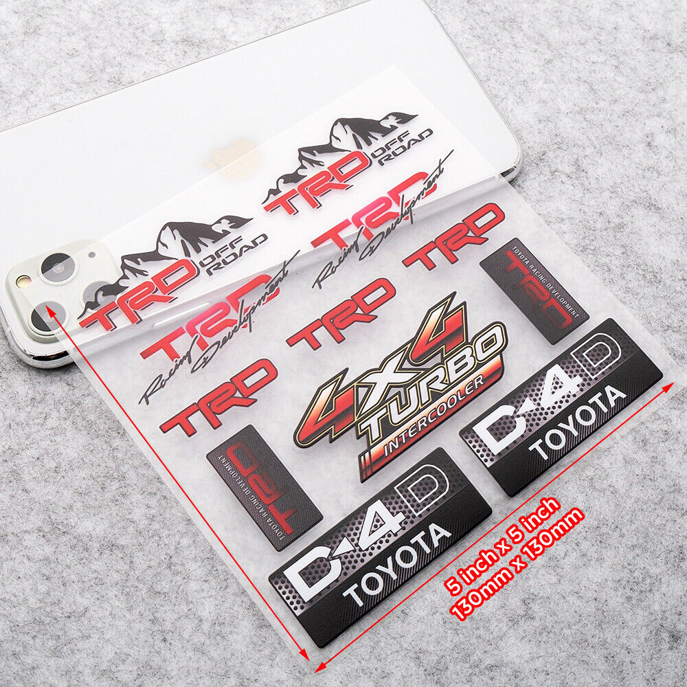 Toyota TRD Off Road 4x4 Turbo Racing Sport Car Logo 3D Toyota TRD Off Road 4x4 Turbo Racing Sport Car Logo 3D