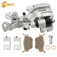 Rear Brake Caliper W/Sintered Brake Pads for Honda Rancher 420 Rubicon 500 520