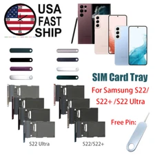 OEM Single SIM Tray Holder Slot + PIN For Samsung Galaxy S22 S22+ Plus S22 Ultra