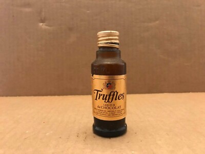 Vintage Truffles Chocolate Liqueur Empty Mini Bottle
