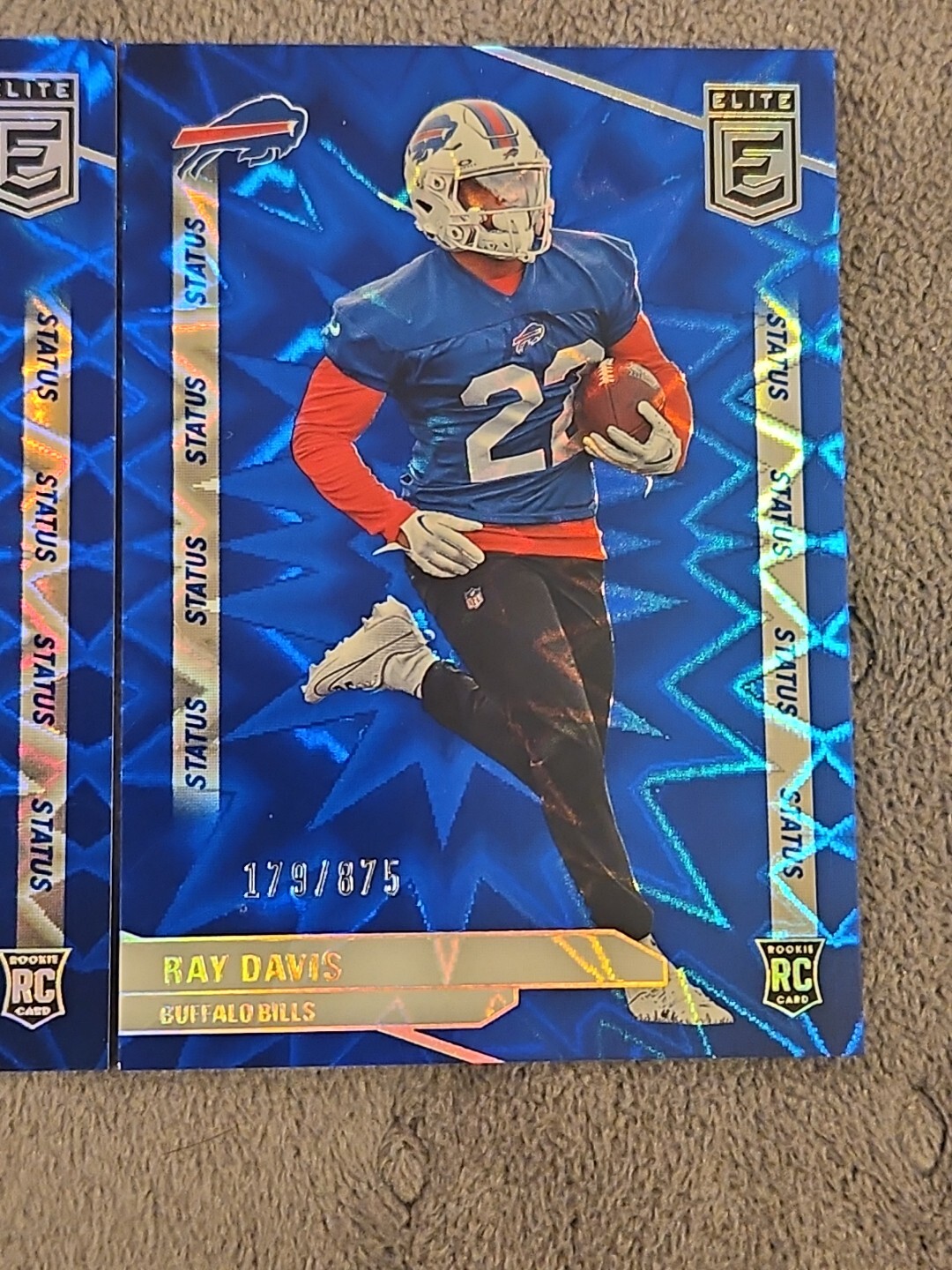 2024 Donruss Elite Ray Davis Blue Status #/875