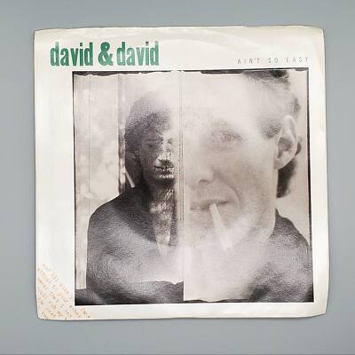 David + David Ain't So Easy Single Record A&M 1988 AM-2905