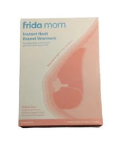 Frida Mom Instant Heat Reusable Breast Warmers - Click-to-Heat New/Sealed