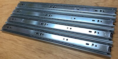 o'o'o . 18 inch DRAWER SLIDES .. 2 PAIR .. Full Extension .. 100 lb Weight Load