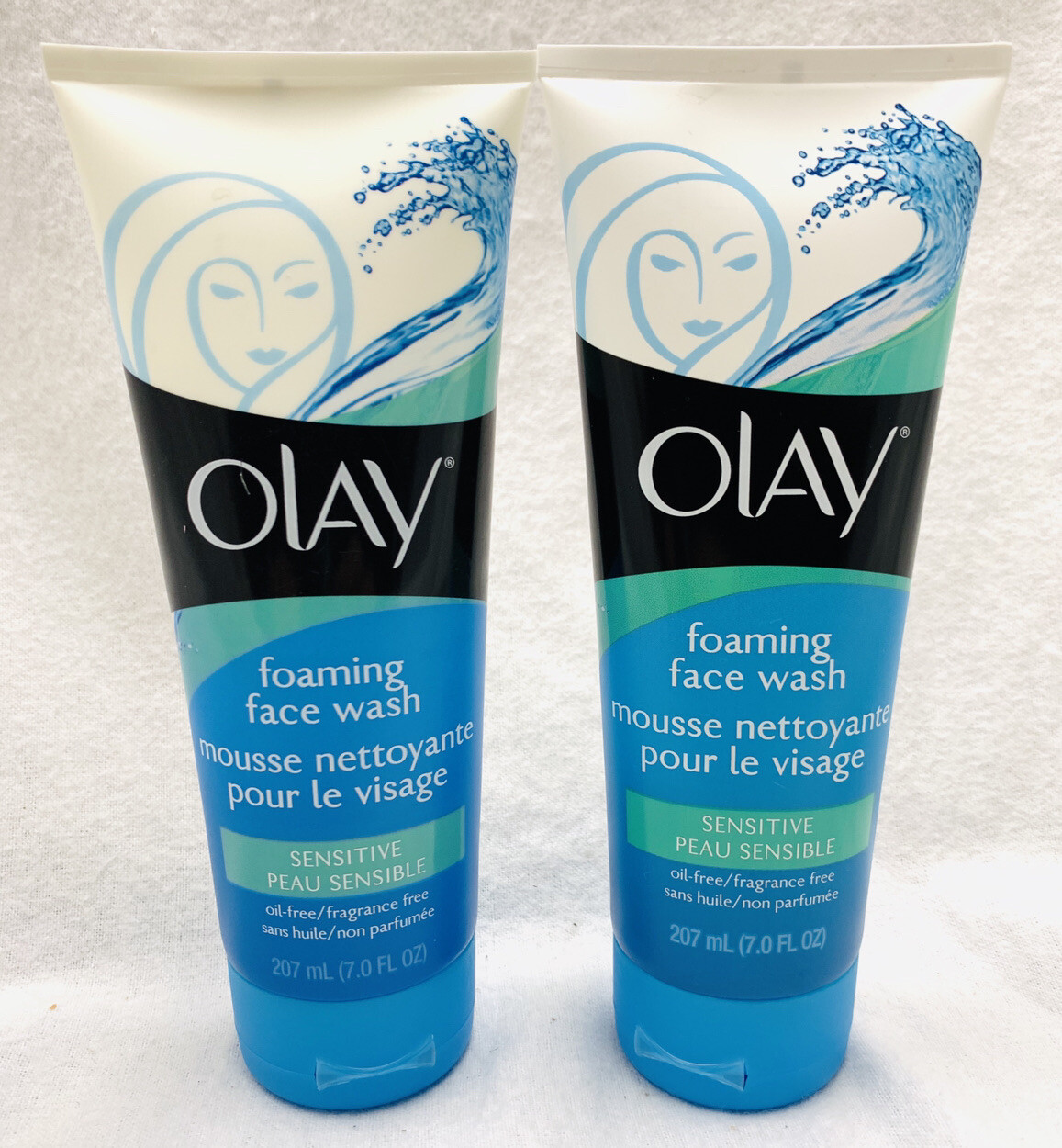 olay foaming face wash sensitive