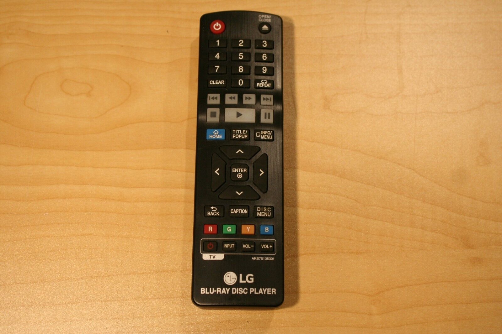  AKB75135301 Replaced Remote fit for LG Blu-Ray Disc