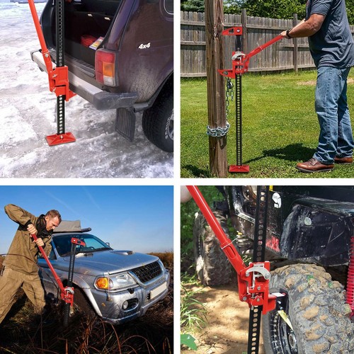 33" High Lift Farm Jack 3 Ton 6600lbs Capacity Ideal for Car & Truck & ATV & SUV - Picture 5 of 5