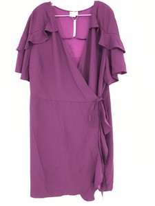 purple dress size 22