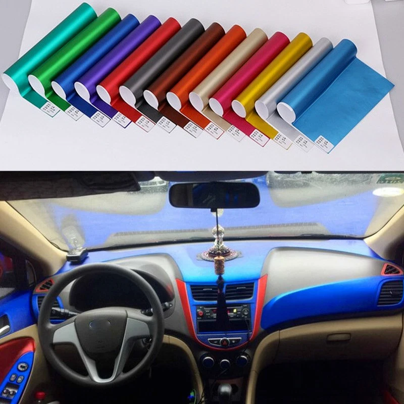 Sticker Brushed Vinyl Film Laptop Car Moto Internal Wrap Decal Air Bubble Free - Image 2 of 4