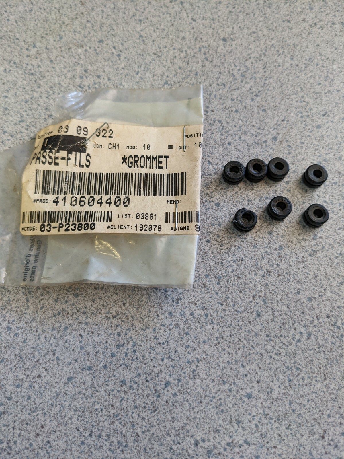 SkiDoo New OEM Grommet 410604400 lot of 7 eBay