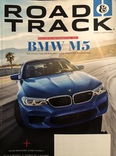 Road & Track March April 2018 BMW M5 Tesla Model 3 Porsche Cayenne Lincoln Nav