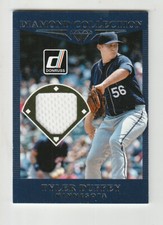 TYLER DUFFEY 2017 Donruss #DC-TD Diamond Collection Player Used Jersey Patch (c)