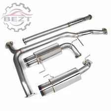 4.5"CATBACK EXHAUST SYSTEM KITS TIP MUFFLER FOR 98-02 HONDA ACCORD V6 3.0L EX/LX