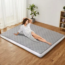 SLSY Futon Floor Mattress, Diamond Pattern Japanese Thicken Futon Mattress Home