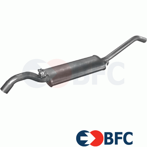 VW JETTA II BERLINA 1.8 84/90/112HP 1984-1991 Silenciador trasero de escape - Imagen 1 de 1