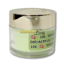 DND DIVA Dip-Acrylic Powder 2fl.oz Color Powder DV106- Lemonade Pistachio