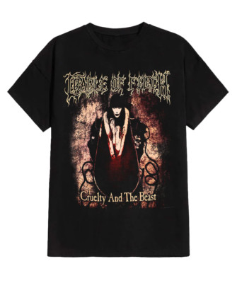 Vtg Cradle Of Filth Band Tour Heavy Cotton Black All Size Unisex