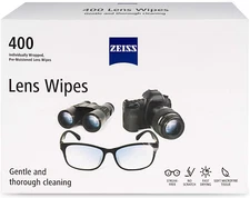 ZEISS Pre-Moistened Lens Cleaning Wipes, 400 count