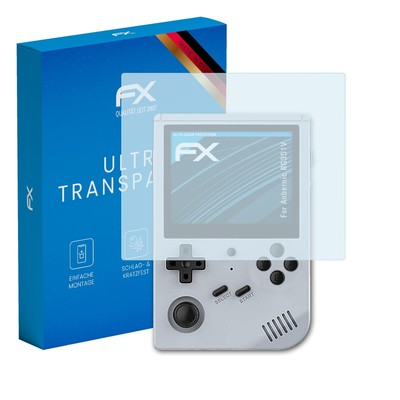 atFoliX 3x Displayschutzfolie für Anbernic RG351V Schutzfolie klar Folie