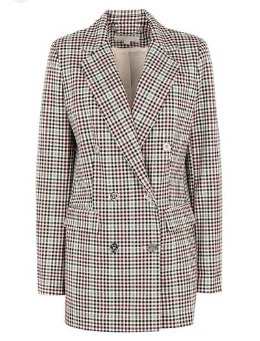 Michael Michael Kors Micro Plaid Structured Doubl… - image 1