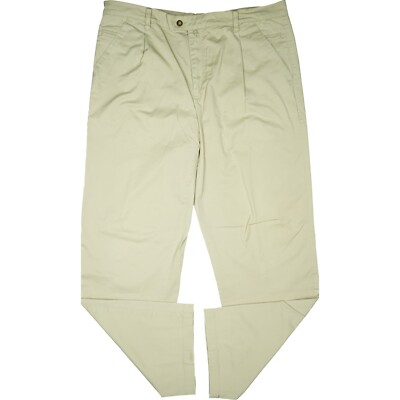 Walbusch Extra Smooth Stretch Jeans Trousers Chino Fabric Non Iron XL 54 W38 L32 Beige
