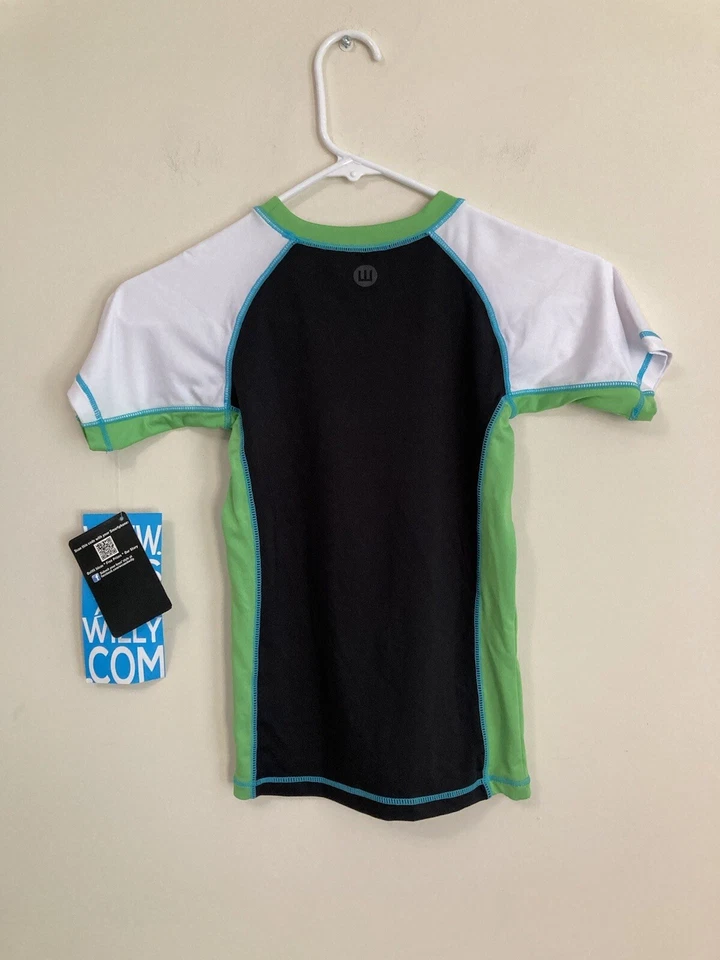 NUEVO CON ETIQUETAS Camisa de Agua Wes and Willy Niños Locales Solo Calavera Talla 7 Protección Solar UPF 50  Foto 2 de 4