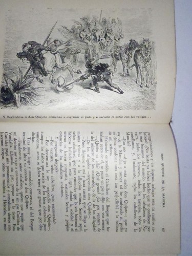 1951 DON QUIJOTE DE LA MANCHA CERVANTES QUIXOTE ILLUST DORE Ed ATLANTIDA XRARE - Picture 15 of 23