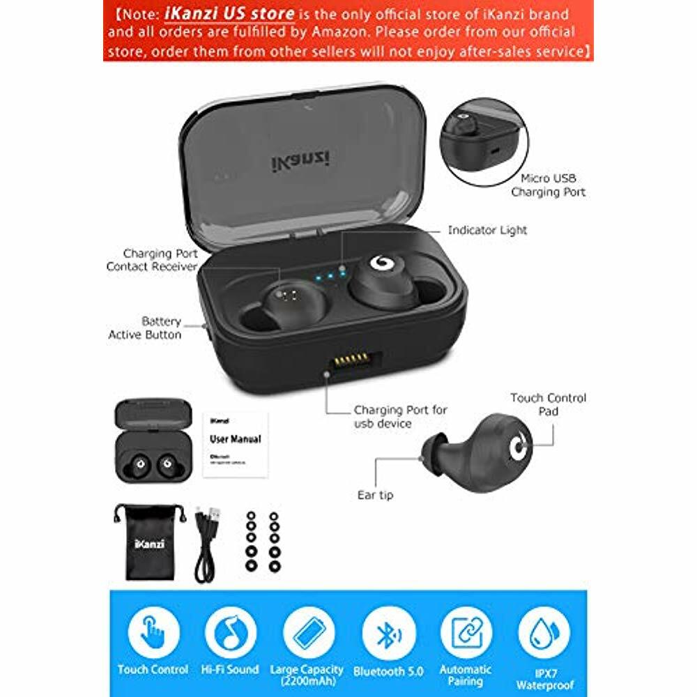iKanzi Waterproof Wireless Earbud 