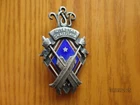 LATVIA VINTAGE III CLASS SILVER BADGE ORDER OF CENSUS