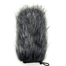 Indoor Outdoor Microphone Windshield Microphone Windscreen Furry Sleeve 9-24cm