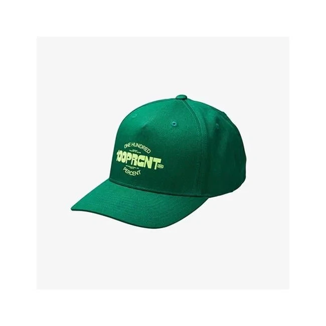100% Youth Serpico Snapback Hat - Forest Green 20047-00006 - Image 3 of 4