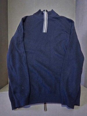 Reiss Zip Neck Jumper Men's S Small Wool Cashmere Blend Smart Casual