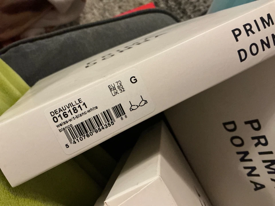 Prima Donna Deauville 0161811 Full Cup Bra uk 32g blk Embroidered bnib - Image 2 of 4