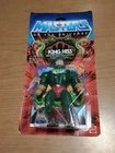MOTU Vintage KING HISS CLEAR Masters of the Universe MOC sealed He-man