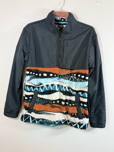 Southwest Aztec Surf Fleece Pullover Gorpcore Skater Outdoor Jacket