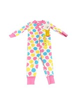 Hanna Anderson Kids Polka dot Pajamas one piece 9-18 Month